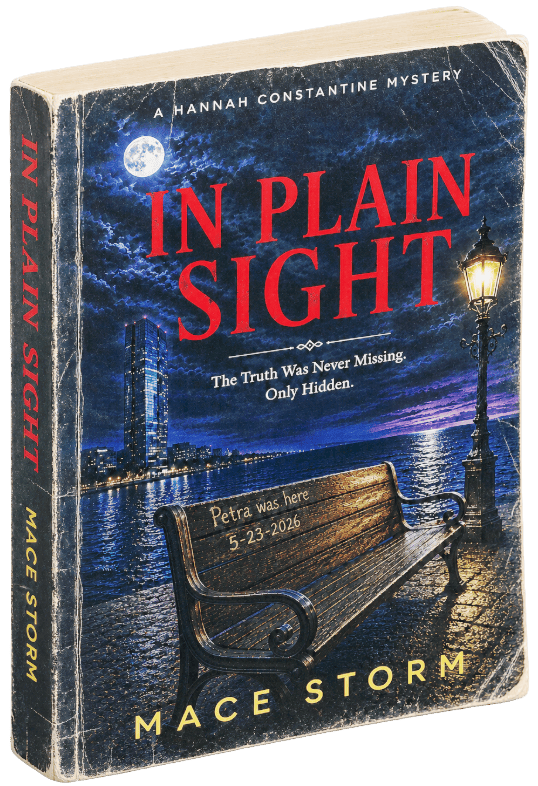 A paperback book "In Plain Sight"