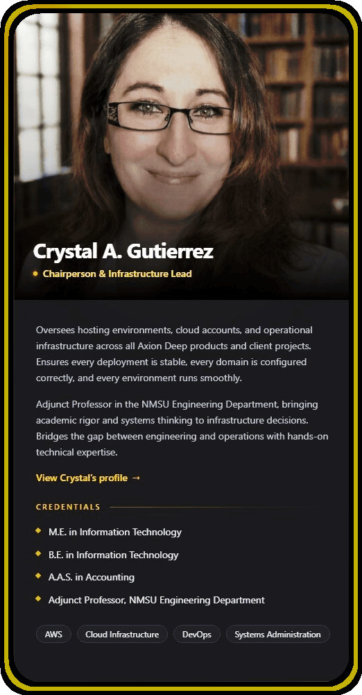 Crystal G. Axion