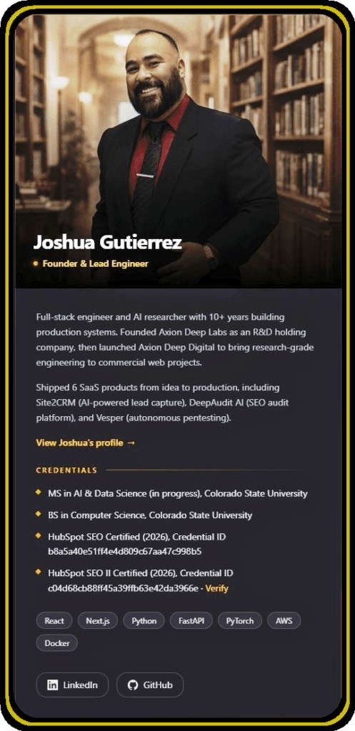 Josh G. Axion