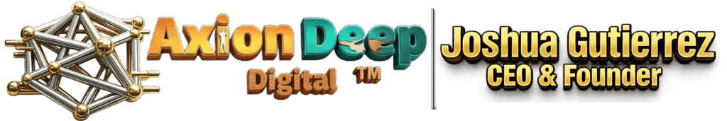 Logo for Axion Deep Digital and it CEO