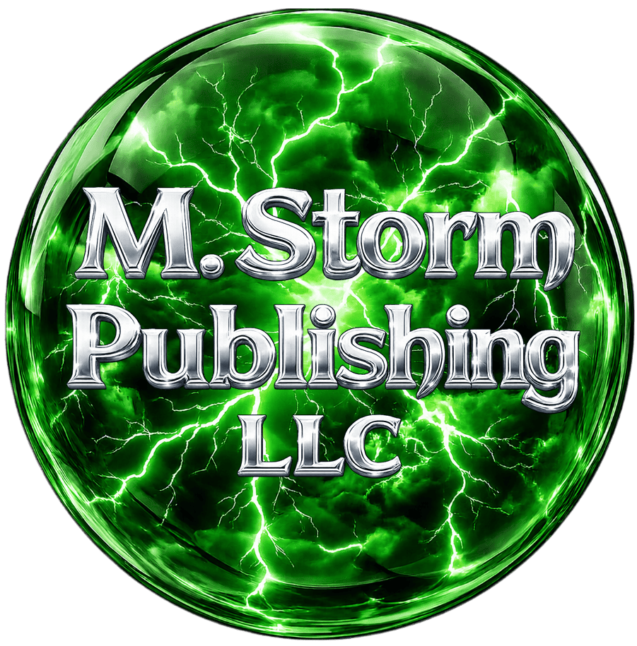 Logo for M. Storm Publishing.