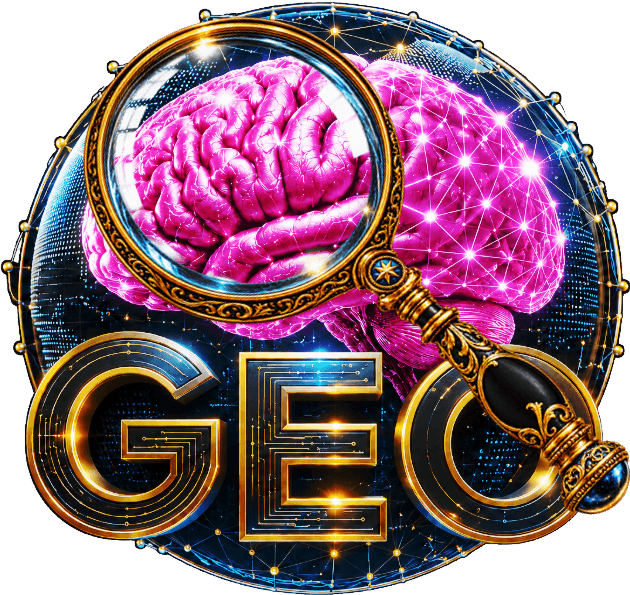 Brain & Magnifyng Glass symbol for GEO