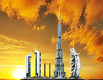 Spectacular Dubai Architecture LEGO Set 21052 A Breathtaking Skyline - Image 4