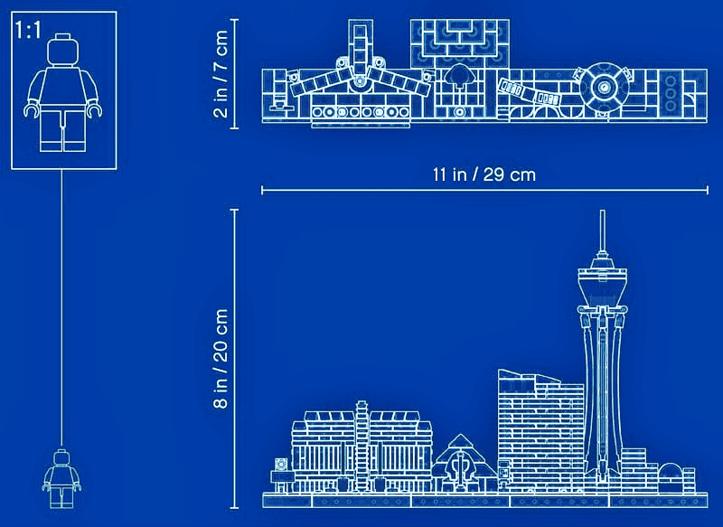 Stunning Las Vegas Architecture LEGO Set 21047 A Desert Flower - Image 4