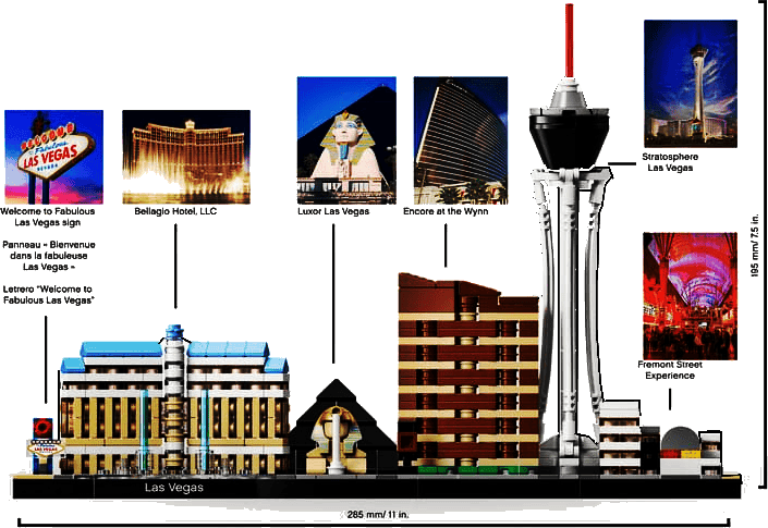 Stunning Las Vegas Architecture LEGO Set 21047 A Desert Flower - Image 2