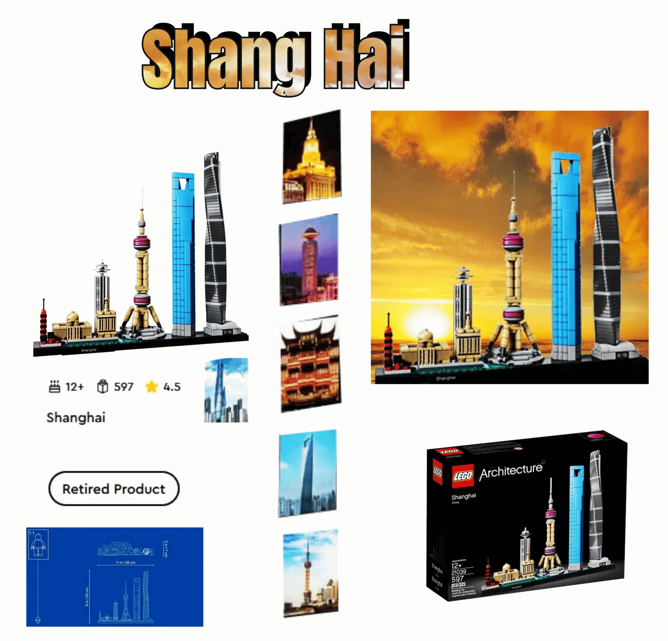 Remarkable Shanghai Architecture LEGO Set 21039 A Mesmerizing Skyline - Image 2