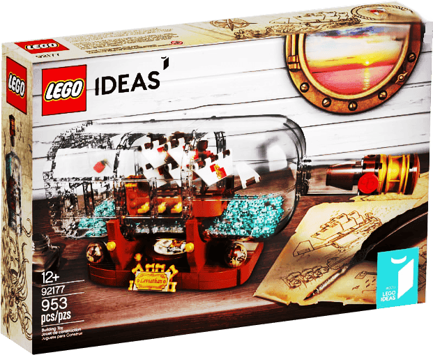 Extraordinary Ship In A Bottle LEGO Set 92177 A Nostalgic Nautical Treasure - Image 3