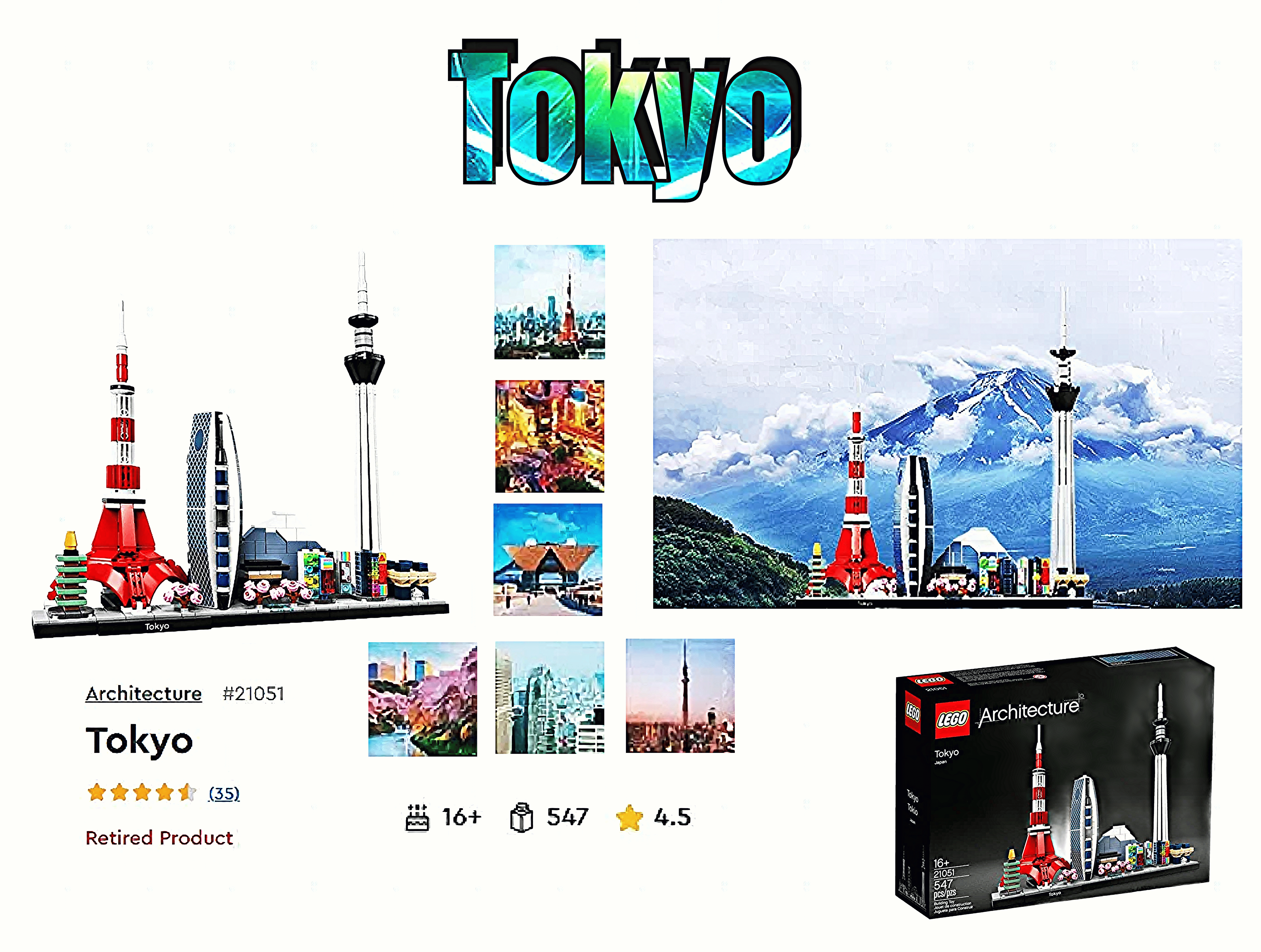 Amazing Tokyo Architecture LEGO Set 21051 A Rare Find - Image 13