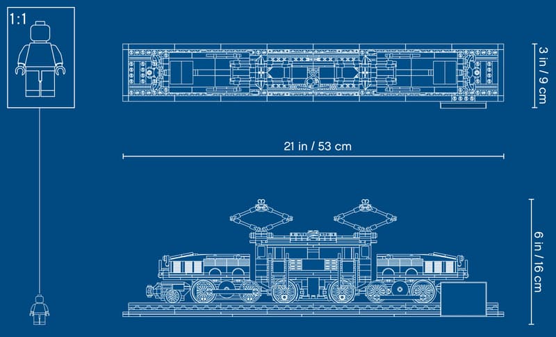 Legendary Crocodile Locomotive LEGO Set 10277: A Timeless Railway Classic - Image 7